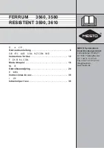 Mesto FERRUM 3560 Instructions For Use Manual preview