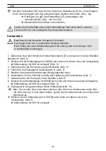 Предварительный просмотр 9 страницы Mesto FOAMER 3270FE Instructions For Use Manual