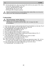 Preview for 44 page of Mesto FOAMER 3270FE Instructions For Use Manual