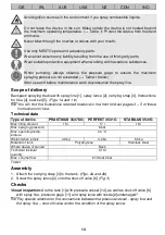 Preview for 13 page of Mesto PERFEKT 3531G Instructions For Use Manual