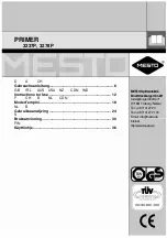 Preview for 1 page of Mesto PRIMER 3237P Instructions For Use Manual