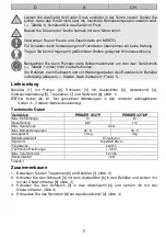 Preview for 7 page of Mesto PRIMER 3237P Instructions For Use Manual