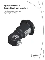 Preview for 1 page of Mesto QPX1 Installation Maintenance And Operating Instructions