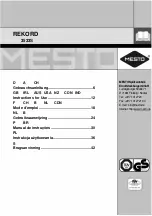 Mesto REKORD 3533S Instructions For Use Manual preview