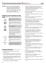 Предварительный просмотр 20 страницы Mestra Autopol Geisser Manual