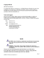 Предварительный просмотр 3 страницы Met One Instruments AEROCET-380 Operation Manual