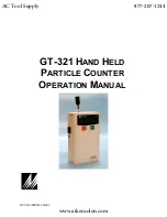 Met One Instruments GT-321 Operation Manual preview