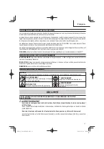 Preview for 37 page of Metabo HPT C 1810DFA Instruction Manual