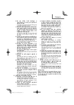 Preview for 39 page of Metabo HPT C 1810DFA Instruction Manual