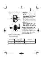 Preview for 65 page of Metabo HPT C 1810DFA Instruction Manual