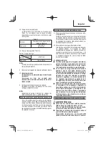 Preview for 91 page of Metabo HPT C 1810DFA Instruction Manual