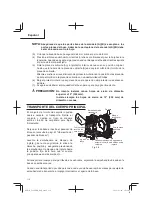 Preview for 116 page of Metabo HPT C12FDHB Safety Instructions And Instruction Manual