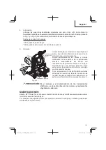 Preview for 119 page of Metabo HPT C12FDHB Safety Instructions And Instruction Manual