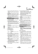 Preview for 5 page of Metabo HPT C18DBAL Safety Instructions And Instruction Manual