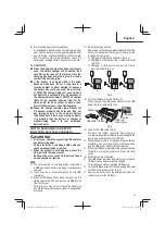 Preview for 15 page of Metabo HPT C18DBAL Safety Instructions And Instruction Manual