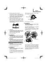 Preview for 17 page of Metabo HPT C18DBAL Safety Instructions And Instruction Manual