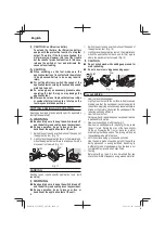 Preview for 62 page of Metabo HPT C18DBAL Safety Instructions And Instruction Manual