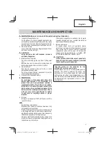 Preview for 63 page of Metabo HPT C18DBAL Safety Instructions And Instruction Manual