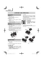 Preview for 74 page of Metabo HPT C18DBAL Safety Instructions And Instruction Manual