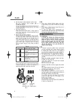 Preview for 107 page of Metabo HPT C18DBAL Safety Instructions And Instruction Manual