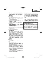 Preview for 110 page of Metabo HPT C18DBAL Safety Instructions And Instruction Manual