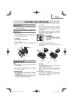 Preview for 122 page of Metabo HPT C18DBAL Safety Instructions And Instruction Manual