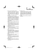 Preview for 130 page of Metabo HPT C18DBAL Safety Instructions And Instruction Manual