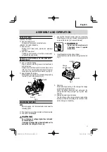 Предварительный просмотр 11 страницы Metabo HPT DS 18DC Safety Instructions And Instruction Manual