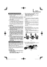 Предварительный просмотр 13 страницы Metabo HPT DS 18DC Safety Instructions And Instruction Manual