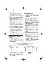 Предварительный просмотр 28 страницы Metabo HPT DS 18DC Safety Instructions And Instruction Manual