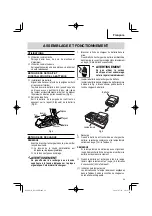 Preview for 29 page of Metabo HPT DS 18DDX Manual