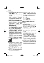 Preview for 44 page of Metabo HPT DS 18DDX Manual