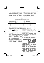 Preview for 45 page of Metabo HPT DS 18DDX Manual