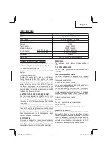 Preview for 11 page of Metabo HPT EC 1315S Instruction Manual And Safety Instructions