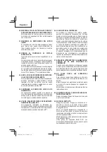 Preview for 44 page of Metabo HPT EC 1315S Instruction Manual And Safety Instructions