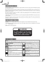 Preview for 2 page of Metabo HPT EC 2610EA Instruction Manual And Safety Instructions