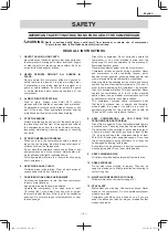 Preview for 3 page of Metabo HPT EC 2610EA Instruction Manual And Safety Instructions