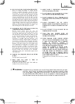 Preview for 5 page of Metabo HPT EC 2610EA Instruction Manual And Safety Instructions