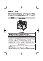 Preview for 1 page of Metabo HPT EC 36DA Instruction Manual And Safety Instructions