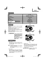 Preview for 9 page of Metabo HPT EC 710SA Instruction Manual And Safety Instructions