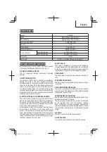 Preview for 11 page of Metabo HPT EC 914S Instruction Manual