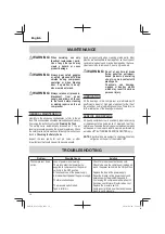 Preview for 16 page of Metabo HPT EC 914S Instruction Manual