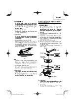 Предварительный просмотр 11 страницы Metabo HPT G 12BYEQ2 Safety Instructions And Instruction Manual