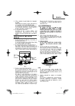 Предварительный просмотр 39 страницы Metabo HPT G 12BYEQ2 Safety Instructions And Instruction Manual