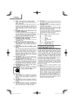 Preview for 18 page of Metabo HPT G 12SQ2 Safety Instructions And Instruction Manual