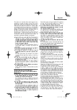 Preview for 29 page of Metabo HPT G 12SQ2 Safety Instructions And Instruction Manual