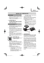 Preview for 33 page of Metabo HPT G 12SQ2 Safety Instructions And Instruction Manual