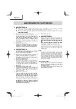 Preview for 36 page of Metabo HPT G 12SQ2 Safety Instructions And Instruction Manual