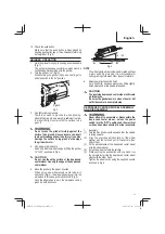 Предварительный просмотр 11 страницы Metabo HPT G 12SR4 Safety Instructions And Instruction Manual