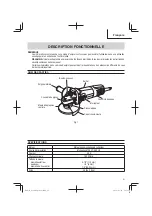 Предварительный просмотр 21 страницы Metabo HPT G 12SR4 Safety Instructions And Instruction Manual